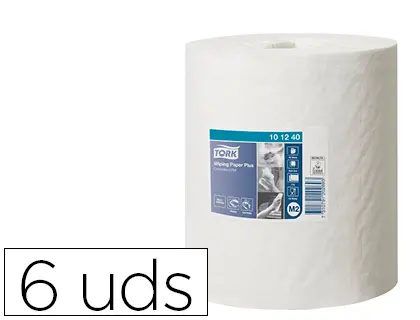 Imagen Papel secamanos tork extra ancho 215 mm largo 160 mt 2 capas para dispensador m2 paquete de 6 unidades