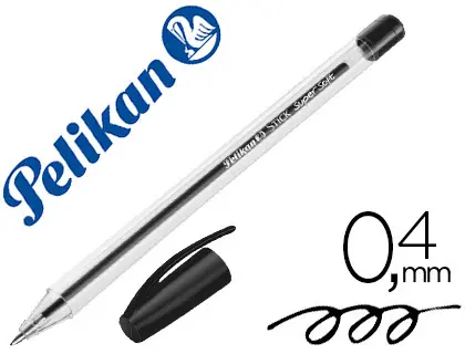 Imagen Boligrafo pelikan stick super soft negro