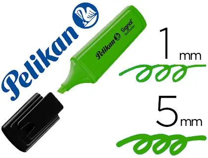 Imagen Rotulador pelikan fluorescente textmarker signal verde