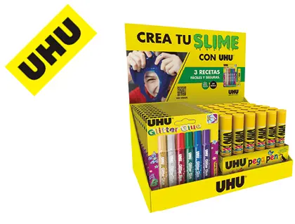 Imagen Expositor uhu crea tu slime sobremesa 175x325x200 mm