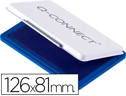 Imagen Tampon q-connect n.1 126x81 mm azul