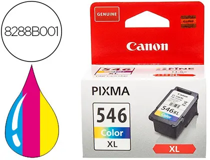 Imagen Ink-jet canon cl-546xl mg 2450 / 2550 color 500 pag