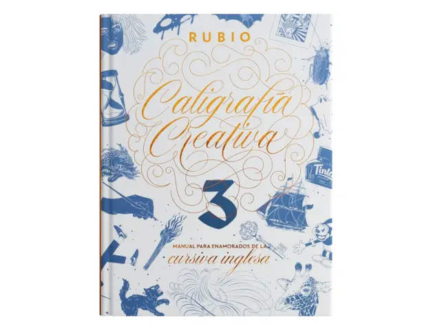 Imagen Libro de caligrafia rubio creativa 3 manual para enamorados de la cursiva inglesa 120 paginas tapa dura