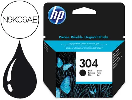 Imagen Ink-jet hp n.304 deskjet 3000 / 3720 / 3730 negro 120 paginas