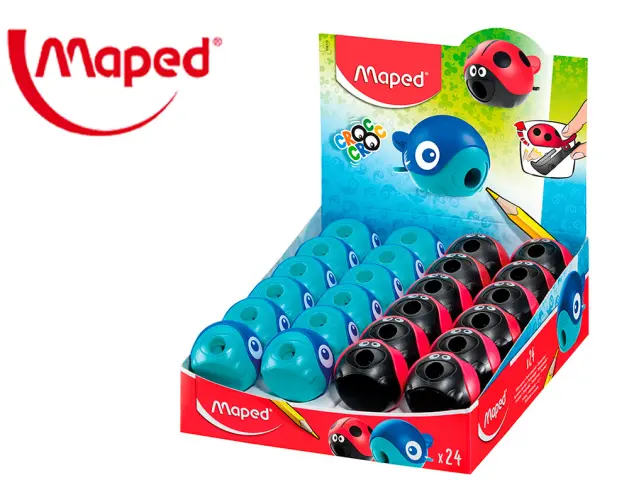 Imagen Sacapuntas plastico maped croc croc easy 1 uso con deposito