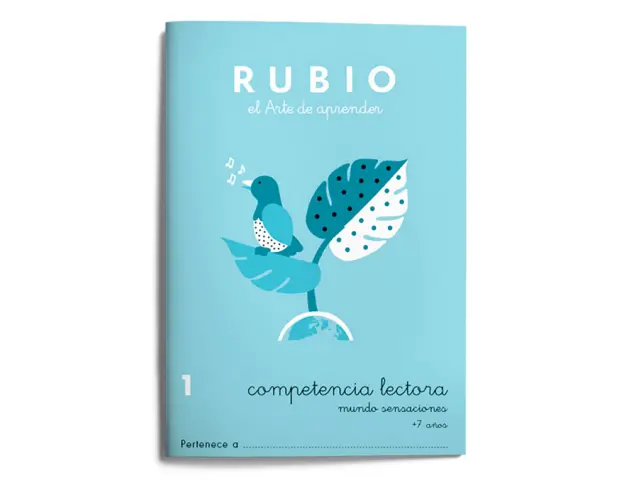 Imagen Cuaderno rubio competencia lectora 1 mundo sensaciones