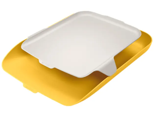 Imagen Bandeja organizadora plastico leitz cosy amarillo 274x62x391mm