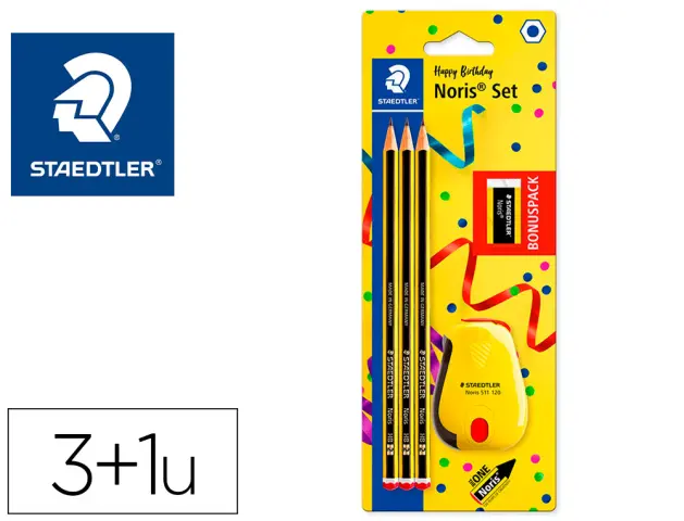 LAPICES DE GRAFITO STAEDTLER NORIS N 2 HB CLASS PACK DE 144 UNIDADES