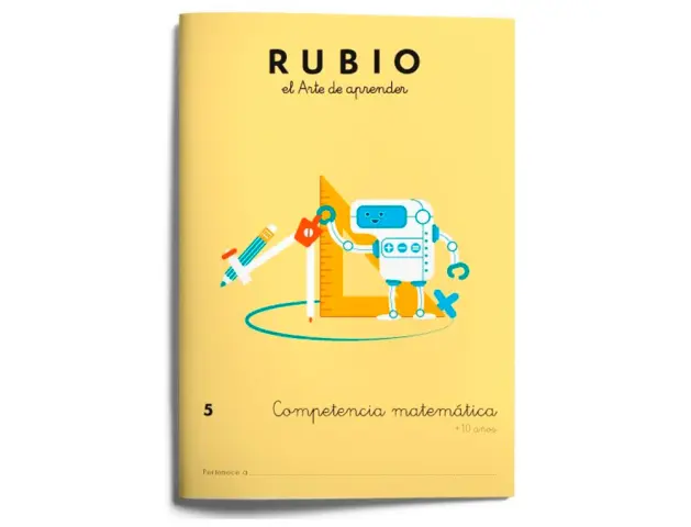 Imagen Cuaderno rubio competencia matematica 5