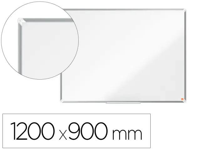 Imagen Pizarra blanca nobo premium plus melamina magnetica 1200x900 mm