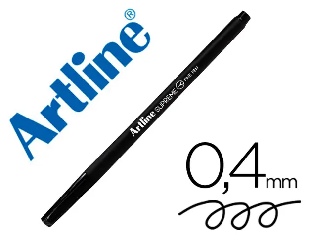 Imagen Rotulador artline supreme epfs200 fine liner punta de fibra negro 0,4 mm