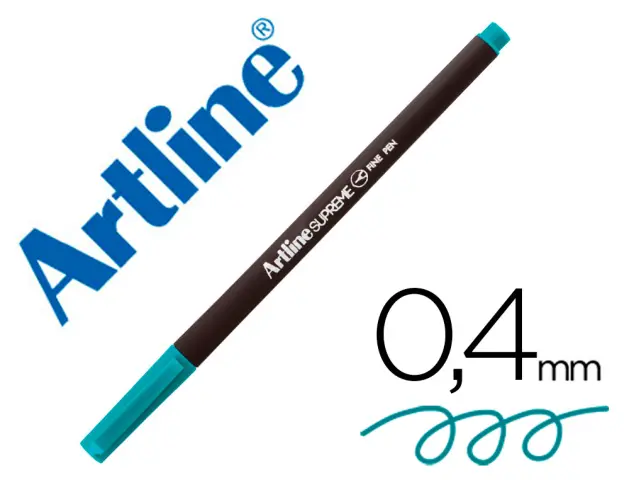 Imagen Rotulador artline supreme epfs200 fine liner punta de fibra turquesa 0,4 mm