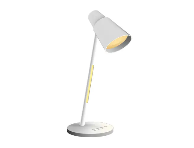 Imagen Lampara de oficina q-connect sobremesa abs tactil 6w 32 led 330lm color blanco