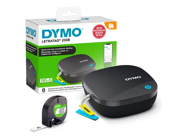 Imagen Rotuladora dymo letratag lt-200b bluetooth