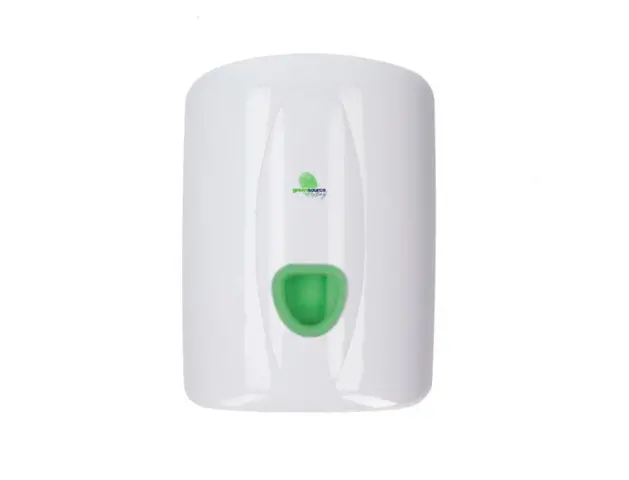 Imagen Dispensador toallas secamanos bunzl greensource fabricado en abs color blanco