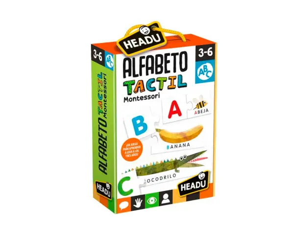 Imagen Juego didactico headu alfabeto tactil montessori