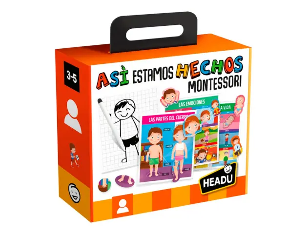 Imagen Juego didactico headu asi estamos hechos montessori