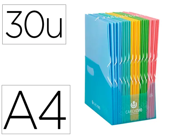 Compra Carpeta liderpapel gomas plastico folio solapas color lila