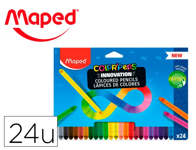 LAPICES DE COLORES FABER CASTELL CAJA METALICA DE 24 COLORES SURTIDOS