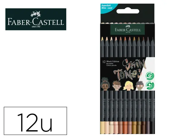 Compra Lapices de colores faber castell acuarelable colour grip triangular  caja metalica de 24 colores surtidos