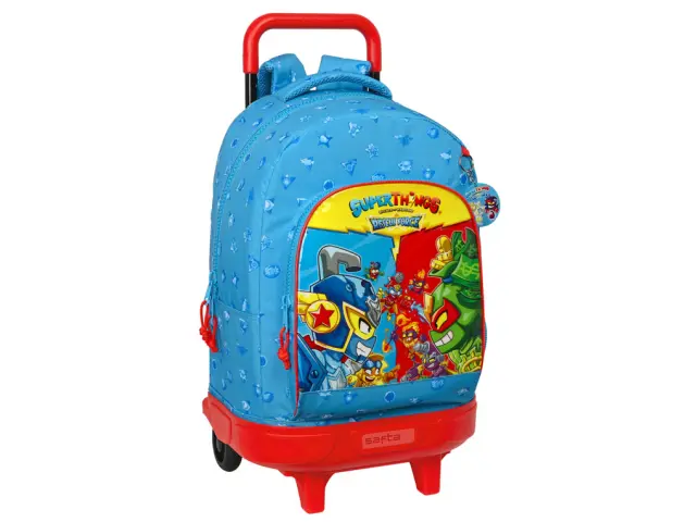 Imagen Mochila safta con ruedas compact extraible superthings rescue force 450x330x220 mm