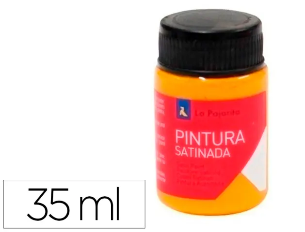 Imagen Pintura latex la pajarita satinada l-31 bote 35 ml calabaza