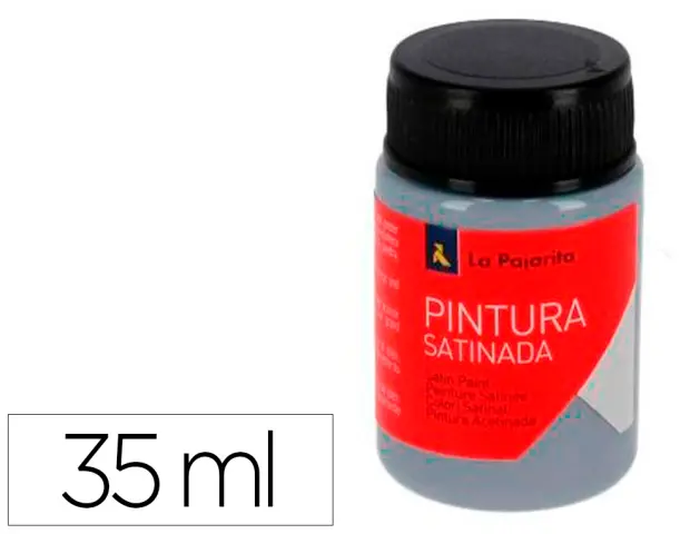 Imagen Pintura latex la pajarita satinada l-33 bote 35 ml azul porcelana