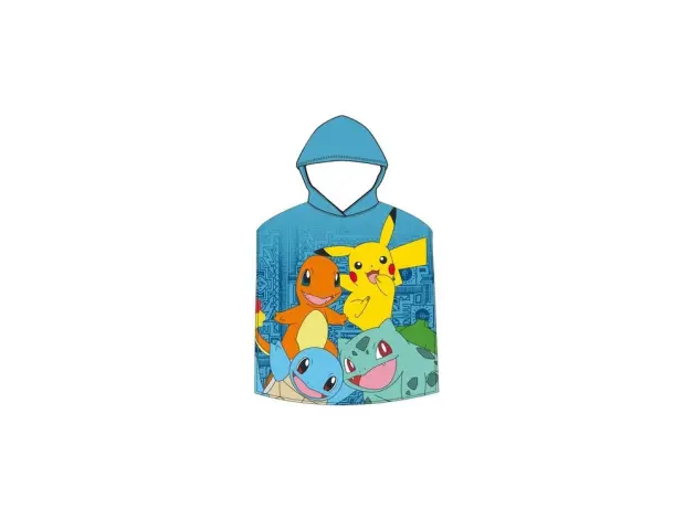 Imagen Poncho safta de microfibra pokemon 1000x500 mm