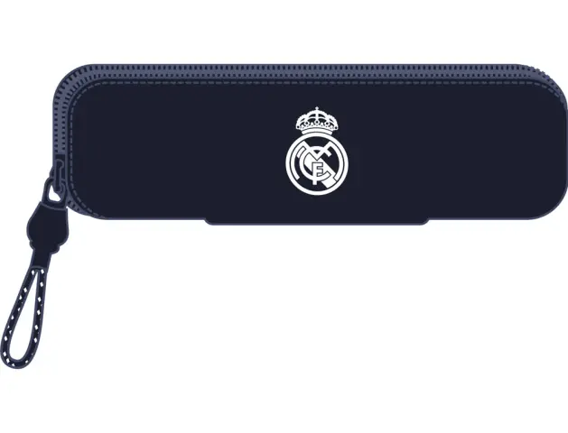 Imagen Bolso escolar portatodo safta estrecho silicona real madrid 1 equipacion 23/24 55x200x20 mm