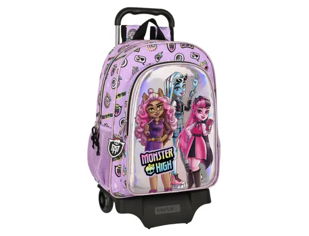 Imagen Mochila safta con carro monster high best boots 420x330x140 mm