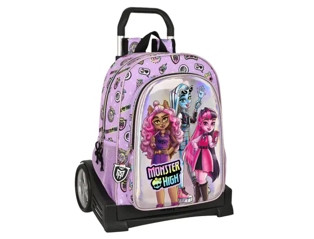 Imagen Mochila safta con carro evolution monster high best boots 420x330x140 mm