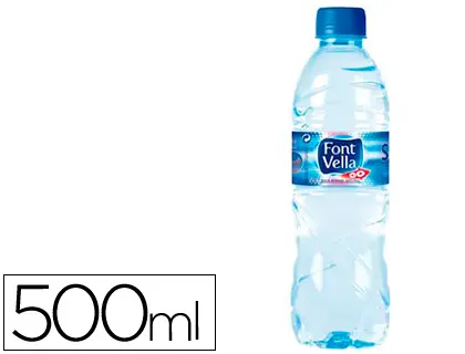 Imagen Agua mineral natural font vella sant hilari 500ml