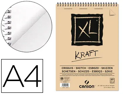 BLOC DIBUJO LIDERPAPEL ARTISTICO ESPIRAL 460X325MM 20 HOJAS 180 G/M2 SIN  RECUADROPERFORADO