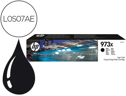 Imagen Ink-jet hp jet 973x pagewide 452 / 477 / p55250 / p57750 negro 10000 paginas