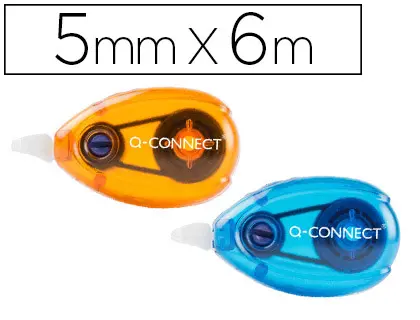 CORRECTOR Q-CONNECT CINTA MINI BLANCO 4,2 MM X 5 MT EN BLISTER