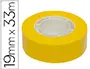 Imagen Cinta adhesiva apli 33 mt x 19 mm color amarillo 2