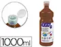 Imagen Tempera liquida liderpapel escolar 1000 ml marron 2