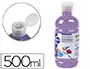 Imagen Tempera liquida liderpapel escolar 500 ml lila 2