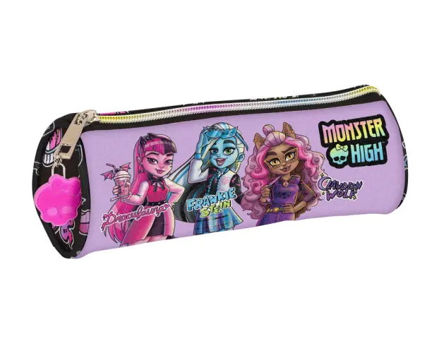 Imagen Bolso escolar portatodo safta redondo monster high creep 70x200x70 mm