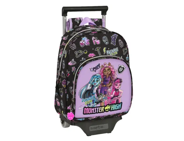 Imagen Mochila con carro safta monster high creep 340x280x100 mm