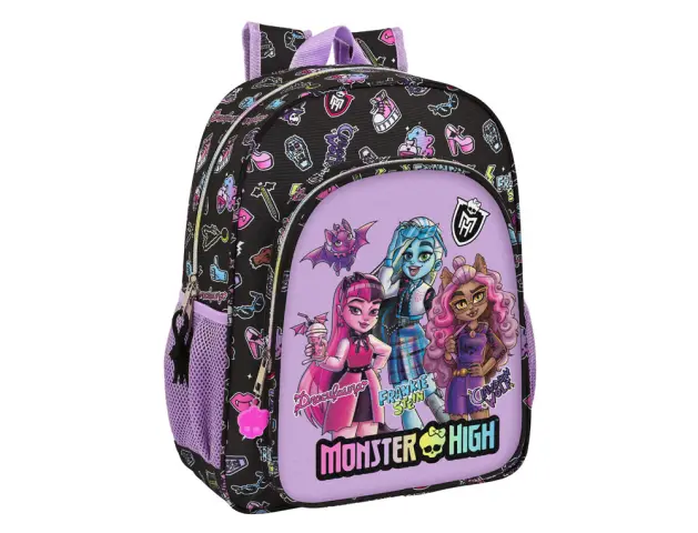 Imagen Mochila safta junior adaptable a carro monster high creep 380x320x120 mm