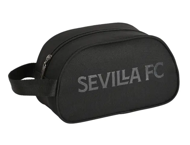 Imagen Cartera escolar safta sevilla f.c. teeen neceser 1 asa adaptable a carro 260x120x150 mm