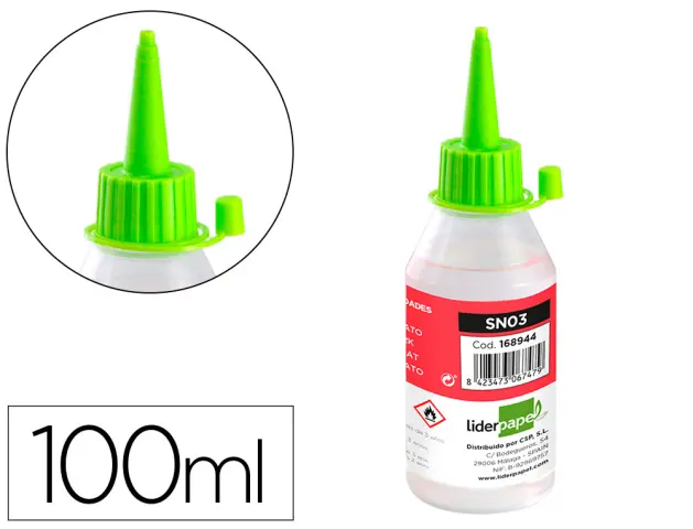 Imagen Silicona liquida liderpapel para manualidades bote de 100 ml