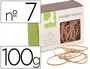 Imagen Gomillas elasticas q-connect 100 gr numero 7 70 x 2 mm 2
