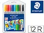 Imagen Rotulador staedtler noris club doble punta caja de 12 colores surtidos 2