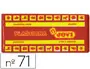 Imagen Plastilina jovi 71 marron -unidad -tamao mediano 2