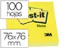 Imagen Bloc de notas adhesivas quita y pon post-it 76x76 mm con 100hojas 2