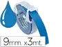 Imagen Cinta dymo 9mm x 3mt azul -tradicional 2