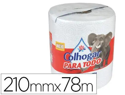 Imagen Papel De Cocina Colhogar Jumbo 42G/M2 Ancho 210Mm