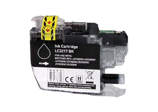 Imagen BROTHER LC3217 V4 NEGRO CARTUCHO DE TINTA GENERICO LC3217BK